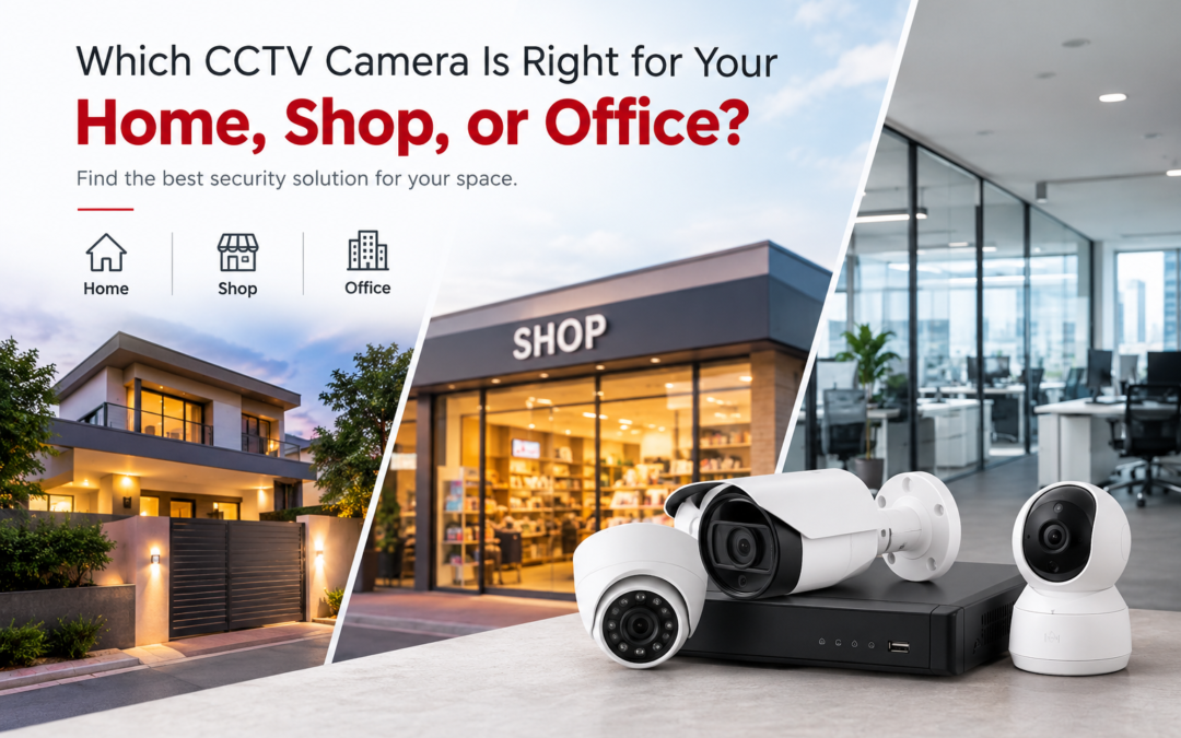 Which CCTV Camera Is Right for My Home, Shop, or Office?